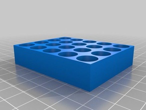 my customized parametric er type collet holder tool holders & boxes 3d print model - Mito3D