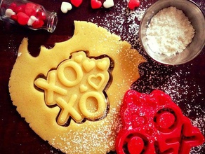 xoxo de coupeur biscuit à la st-valentin le jour collecte cuisine et salle manger emporte-pièce emporte-pièces cadeau cœur l'amour oogime l'anneau saint-valentin saint valentin 3d print model - Mito3D