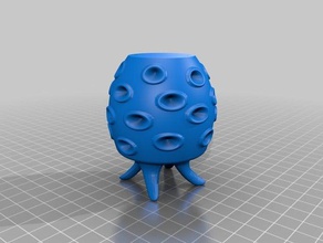spot vase 2 3d print model - Mito3D