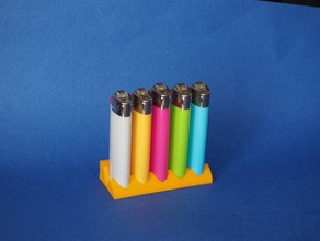 mini-bic-Feuerzeug-Veranstalter - Organisation bic leichter ist Veranstalter 3d print model - Mito3D