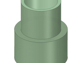 collecteur de poussière l'adaptateur 31 mm diamètre 41mm passe-temps 3d print model - Mito3D