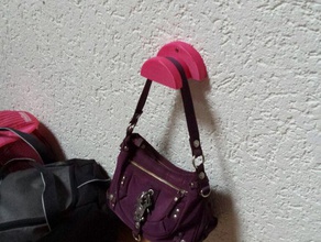 handbag holder - handtaschenhalter organization 3d print model - Mito3D