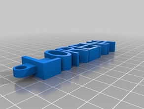 llavero lorena organización personalizado 3d print model - Mito3D