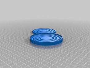 oil skimmer disc customized 3d print model - Mito3D
