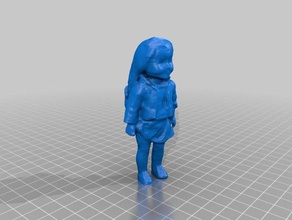 Puppe-scan scans & Replikate doll 3d print model - Mito3D