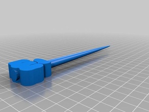yumruk chopstick aksesuarlar aksesuar gıda saç 3d print model - Mito3D