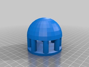 Kuppel - Ihr Wunsch Gebäude & Strukturen customizer 3d print model - Mito3D