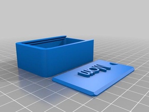mom box containers customized 3d print model - Mito3D