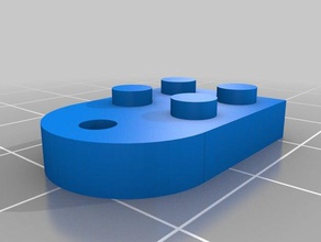 my customized lego heart fashion 3d print model - Mito3D