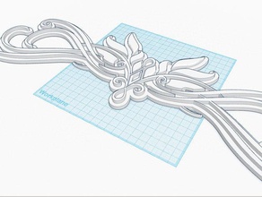 Dekor-element Dekor Kunst Dekoration 3d print model - Mito3D
