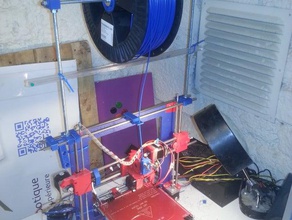 spool holder prusa reprap 3d printer accessories filament 3d print model - Mito3D