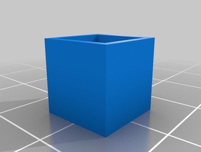 caliration cubo de 10x10x10 1 mm pared La impresión en 3d las pruebas 3d print model - Mito3D