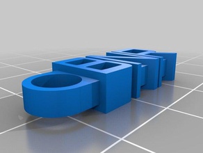 meine ckeychain - Organisation kundengebundene 3d print model - Mito3D