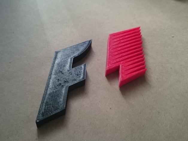 formula 1 logo signs & logos f1 3D print model - Mito3D