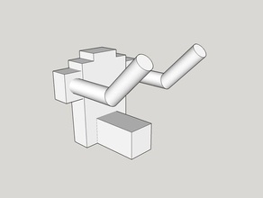 template pegboard items organization 3d print model - Mito3D