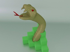 snakebox las esculturas la serpiente cubo 3d print model - Mito3D