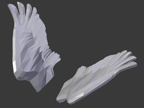 asas animais pássaro 3d print model - Mito3D