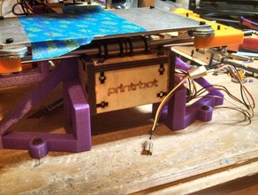 simples tomadores de 1405 riser estabilizador pernas Impressora 3d peças as fabricantes monte printrbot assim tek3d 3d print model - Mito3D