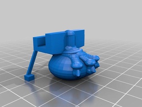 printrbot simples 1405 apoios A impressão 3d clawfoot perna de suporte atualização 3d print model - Mito3D