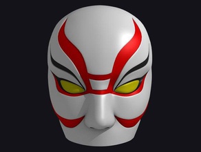 big hero 6 yōkai maschera il costume callaghan cosplay disney la marvel cattivo 3d print model - Mito3D