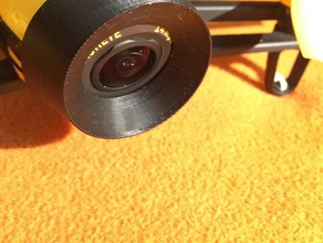 bebop-Kamera-Objektiv-konische Haube r c Fahrzeuge bebop Gegenlichtblende parrot 3d print model - Mito3D