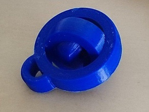 gyroscopic key ring mechanical toys 3d print model - Mito3D