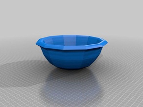 ciotola cucina & sala da pranzo ciotole piatto piatti 3d print model - Mito3D