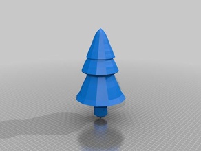 model tree outdoor & garden christmas models trees 3d print model - Mito3D