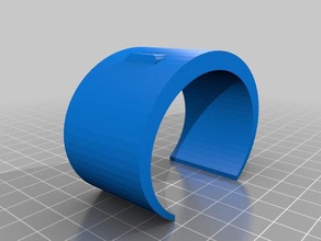 meine angepasste fitbit flex-Bogen-band-011252015 Armbänder kundengebundene 3d print model - Mito3D