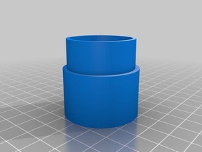 40mm tubo di scarico estensione idraulica parti ricambio 3d print model - Mito3D