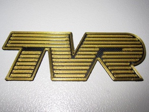 tvr badge signs logos 3d print model - Mito3D