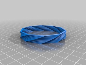 bracelete trançado pulseiras 3d print model - Mito3D