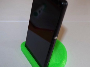 support de table - sony xperia z3 compact téléphone mobile 3d print model - Mito3D