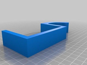 cubicle coat hanger office 3d print model - Mito3D