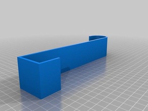 long door hook household supplies 3d print model - Mito3D