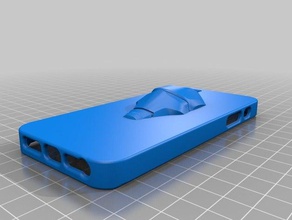 caso iphone 5 iron man telefono cellulare 3d print model - Mito3D