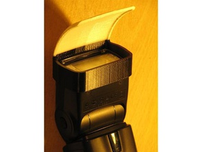 bounce Adapter canon speedlite 430ex ii Kamera - Diffusor flash 3d print model - Mito3D
