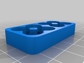 mybattery aaa organizasyon özelleştirilmiş 3d print model - Mito3D
