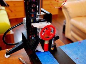 printrbot simple metal retro feedwheel 3d printer accessories extruder steampunk 3d print model - Mito3D