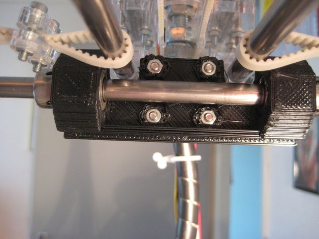 linear bearing v2 rapman other bfb bitsfrombytes openscad upgrade part repman 3D print model - Mito3D