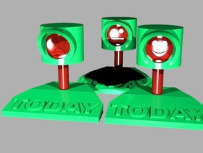 today my day is lights mood 3d print model - Mito3D