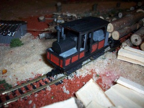 n scale climax steam locomotive gauge train 3d print model - Mito3D