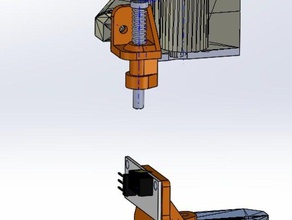 z endstop prusa i3 rework 3d printer parts 3d print model - Mito3D