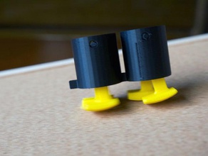 4legs walker mechanische Spielzeuge Rampe Piste gehen 3d print model - Mito3D