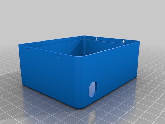 small project box tool holders & boxes created freecad lcd 16x2 3D print model - Mito3D