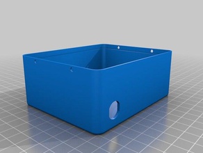 small project box tool holders & boxes created freecad lcd 16x2 3d print model - Mito3D