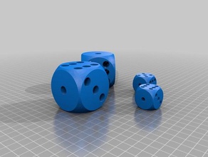 through hole dice 3d printing 3d print model - Mito3D