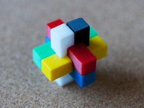 6 piece puzzle puzzles kumiki 3d print model - Mito3D