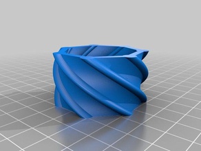 kurts serviette ring math art customized 3d print model - Mito3D