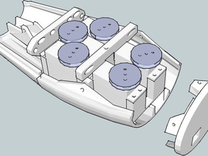simples servo cama inmoov robótica 3d Toque em arduino bfb gael hairygael mão langevin printbot prótese 3d print model - Mito3D